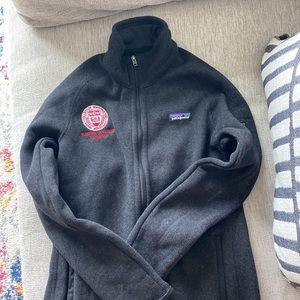 BRAND NEW! Boston college nursing embroidered Patagonia full zip